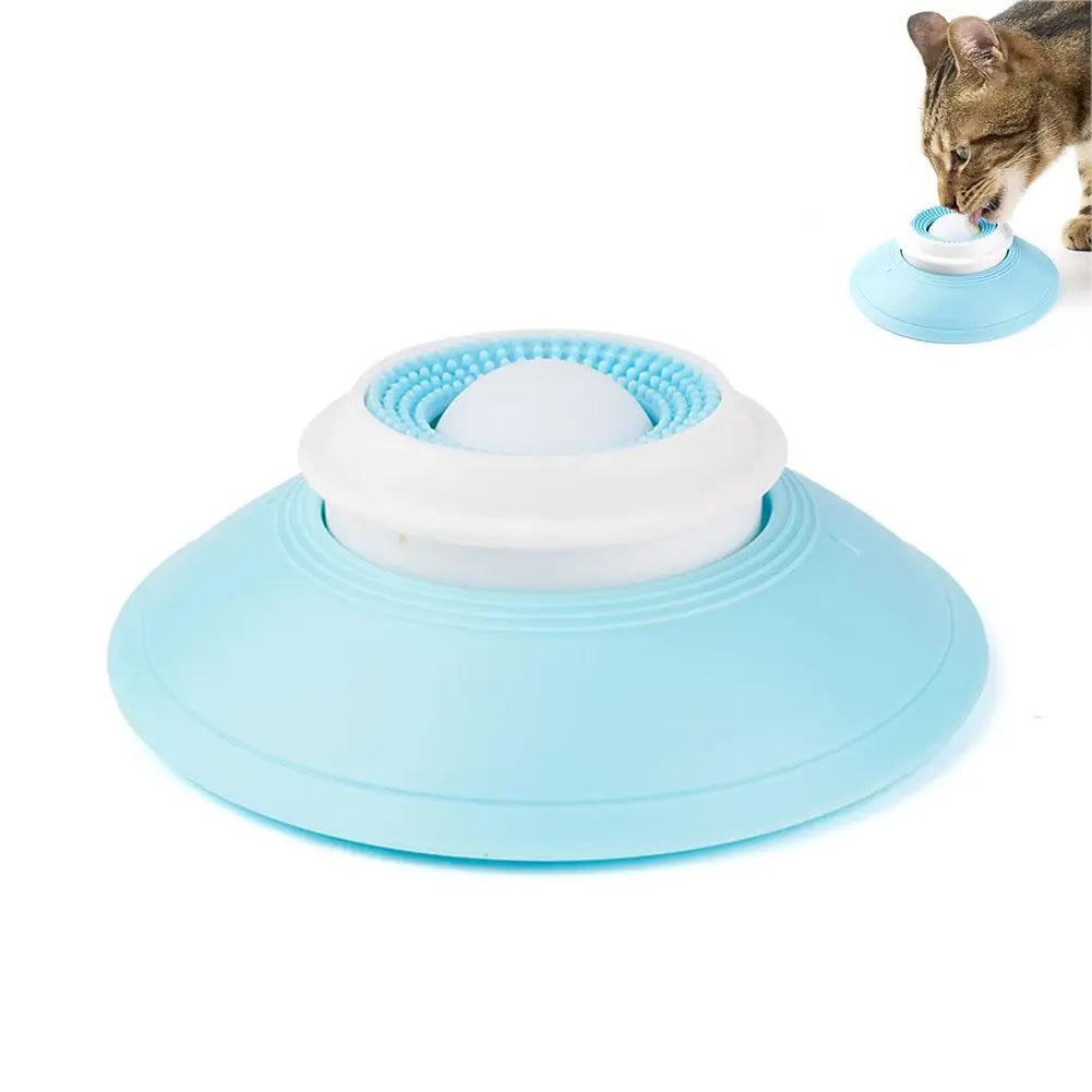 Dog Lick Ball Toy for Dog Cat Food Calming Enrichment Toy for Bathing Grooming Anxiety Relief Lick Mat
